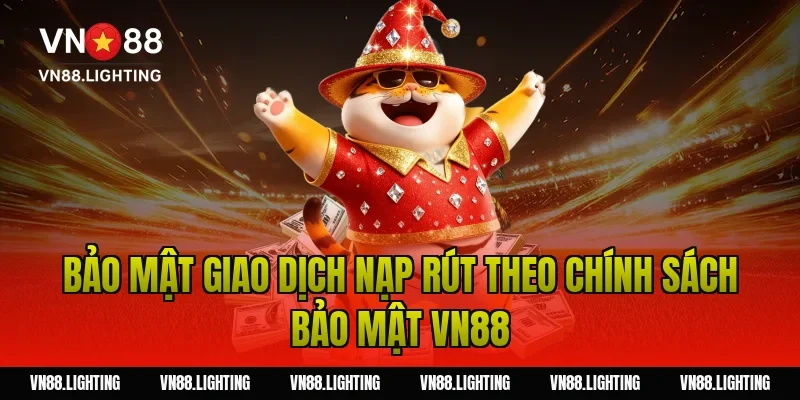 Bảo mật giao dịch nạp rút theo chính sách bảo mật VN88