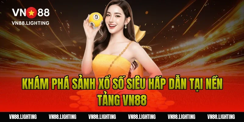 Khám phá sảnh xổ số siêu hấp dẫn tại nền tảng Vn88