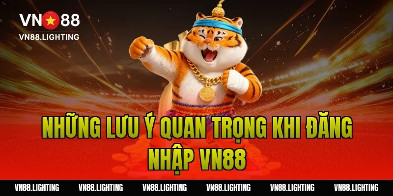 Những lưu ý quan trọng khi đăng nhập VN88