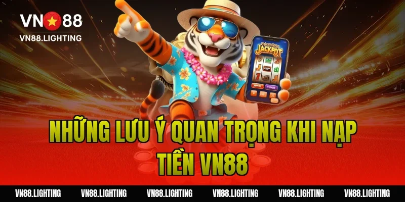 Những lưu ý quan trọng khi nạp tiền VN88