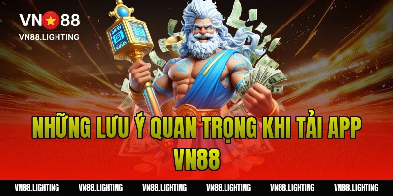 Những lưu ý quan trọng khi tải app VN88
