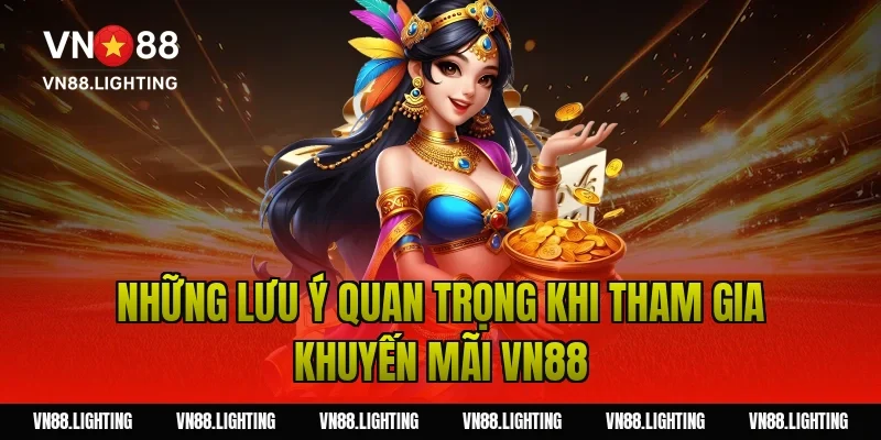 Những lưu ý quan trọng khi tham gia khuyến mãi VN88