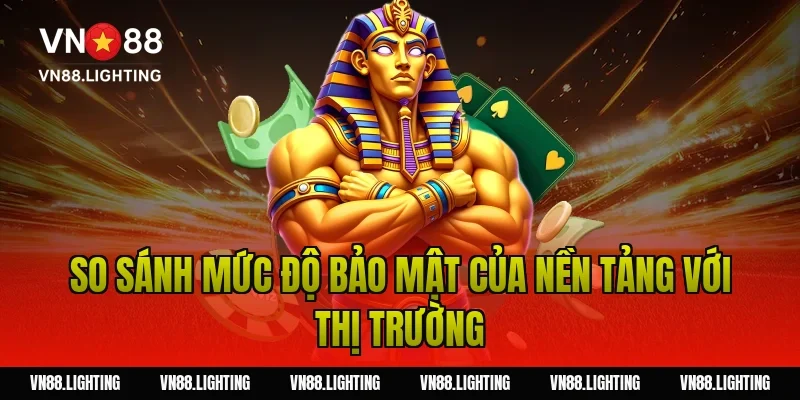 So sánh mức độ bảo mật của nền tảng với thị trường