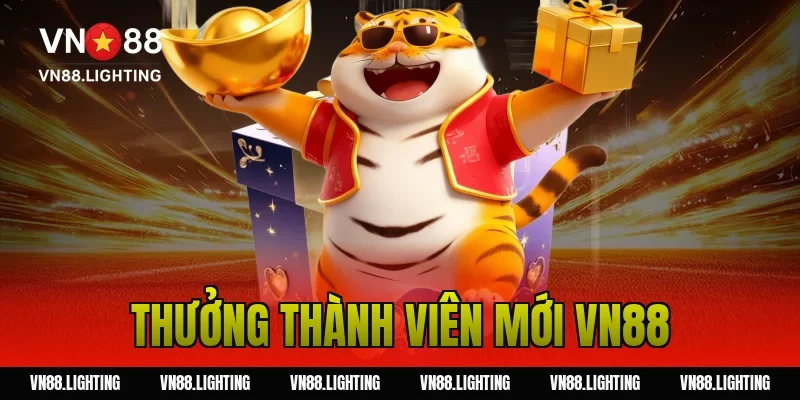 Thưởng thành viên mới VN88 100% – Nhận ngay ưu đãi 6.150K